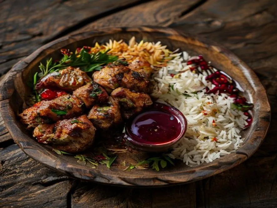 طرز تهیه اکبرجوجه اصل گلوگاه با سس رب انار