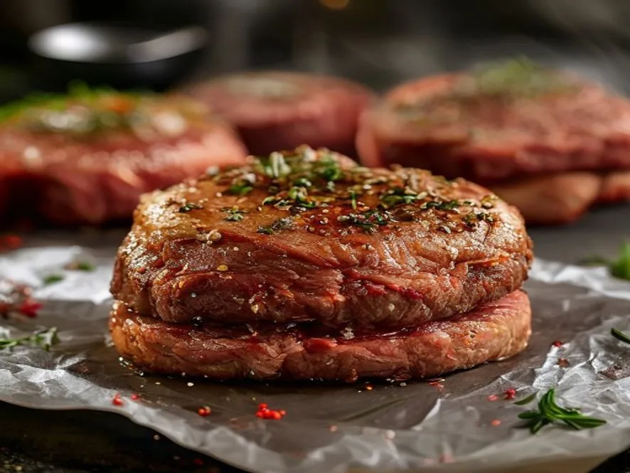 مراحل آماده‌سازی گوشت برگر خانگی
