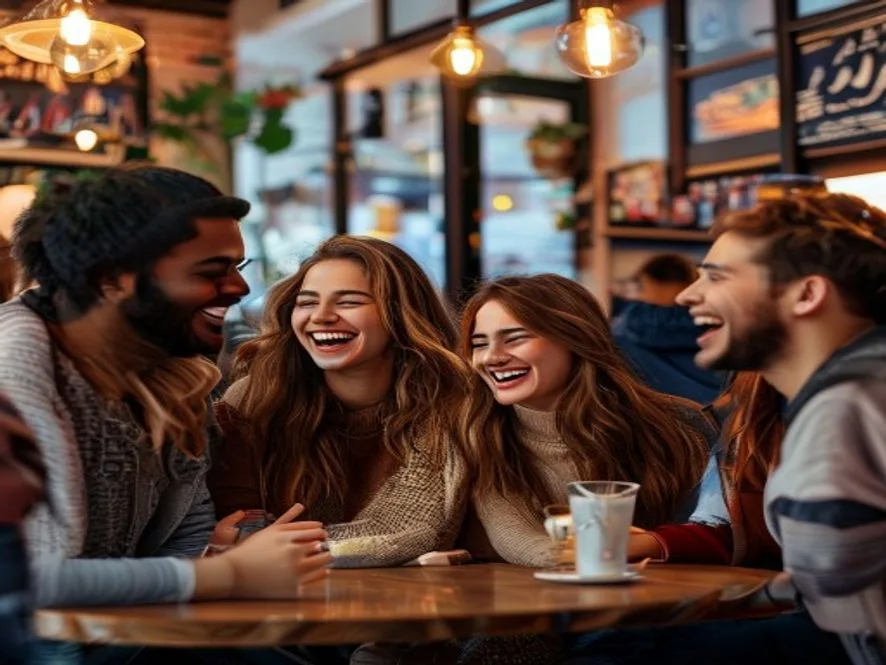تعامل اجتماعی موفق در یک فضای عمومی